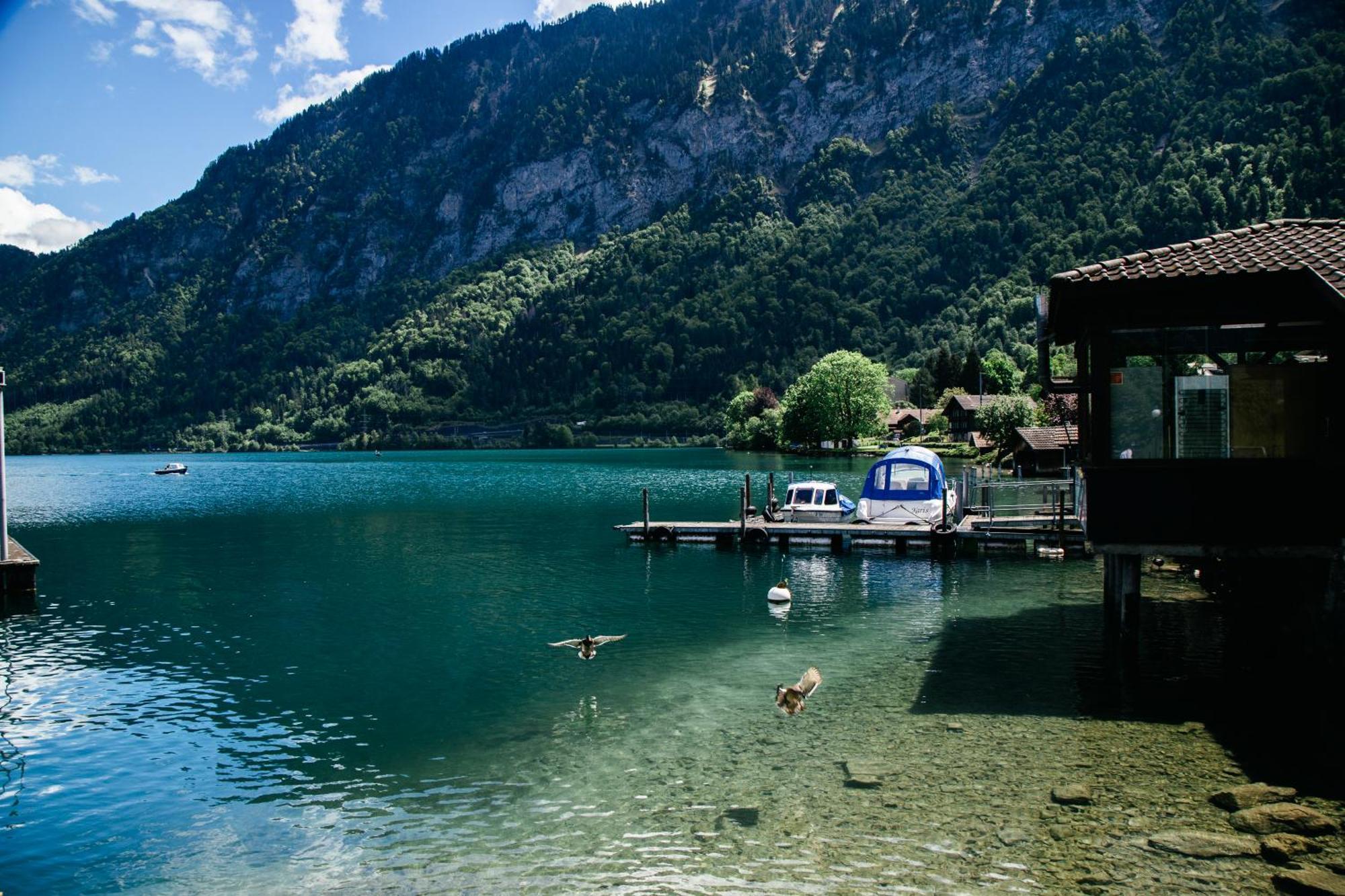 Au Bord Du Lac Därligen Buitenkant foto